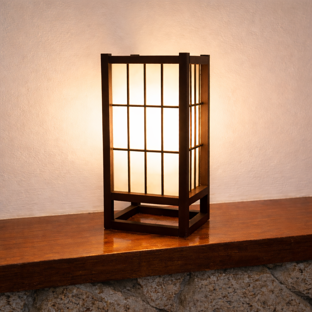 Japanese RGB Table Lamp – USB Powered with Remote & Adjustable Brightness