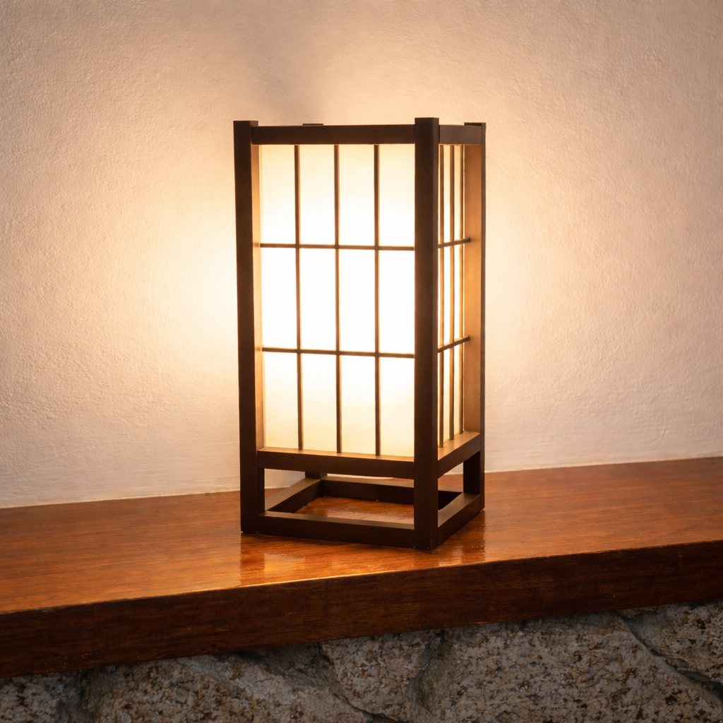Japanese RGB Table Lamp – USB Powered with Remote & Adjustable Brightness