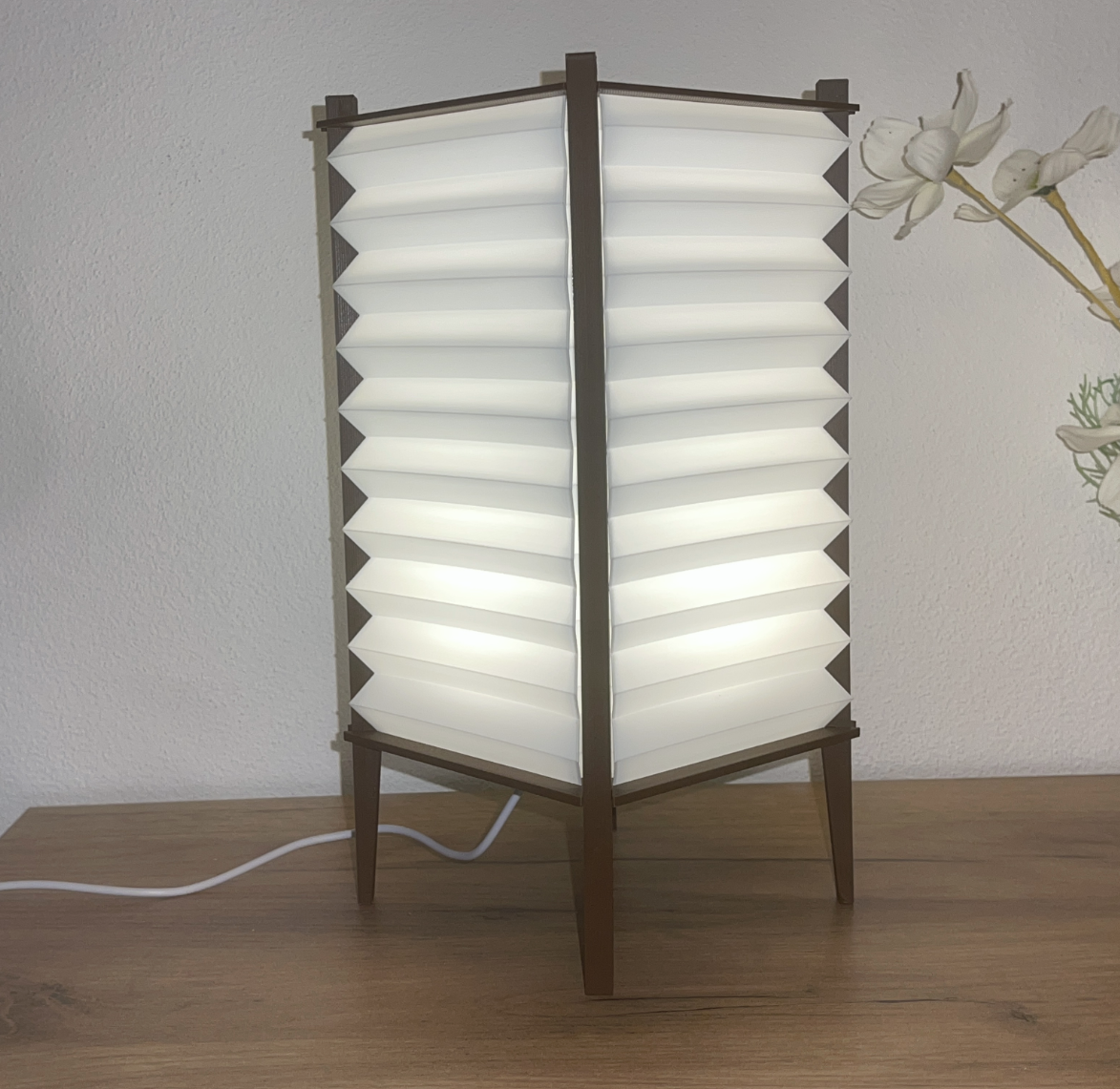 Pleating Japanese RGB Table Lamp