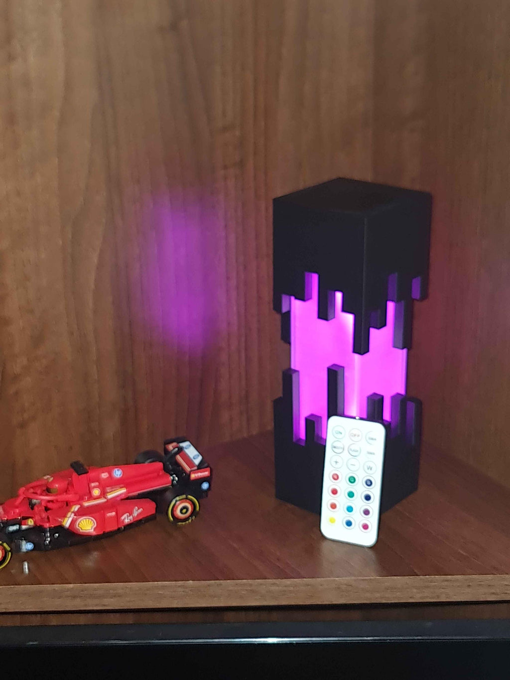 RGB Ender Gaming Lamp – Cyberpunk Pixel Light, Stream Room Decor