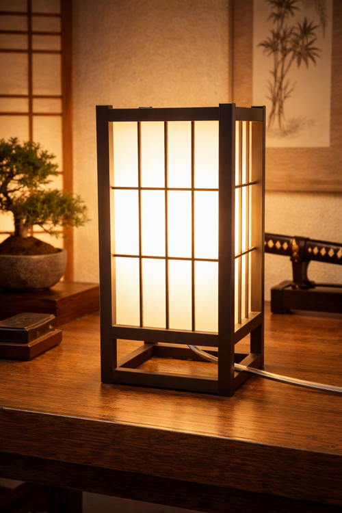 Japanese RGB Table Lamp – USB Powered with Remote & Adjustable Brightness