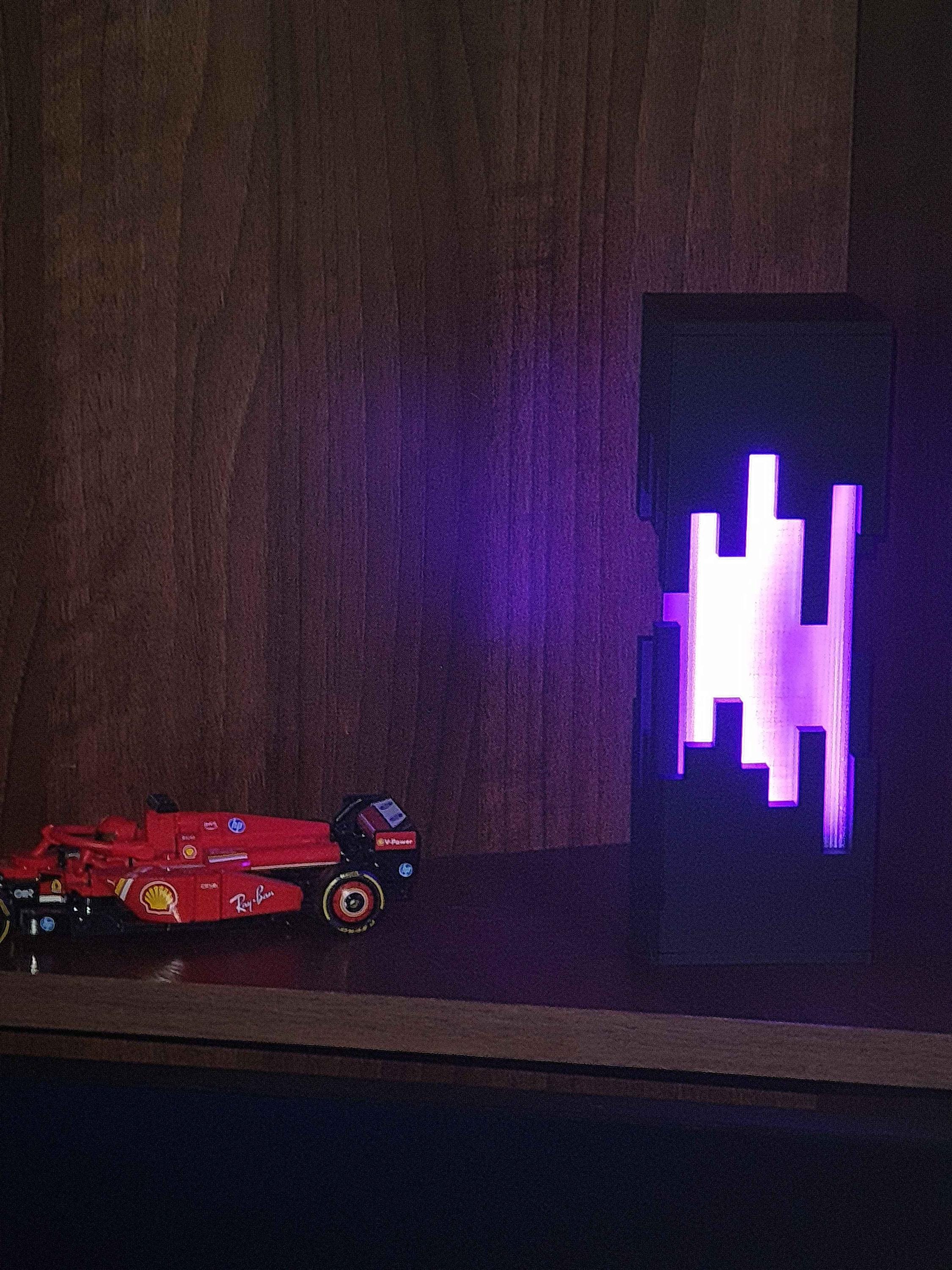 RGB Ender Gaming Lamp – Cyberpunk Pixel Light, Stream Room Decor